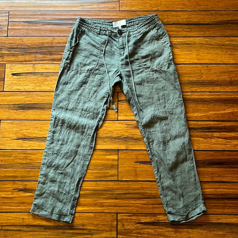Joie Linen Cropped Pant